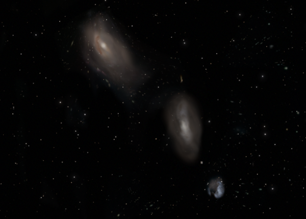 NGC 3169와 NGC 3165